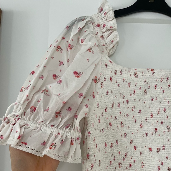 LoveShackFancy smocked mini dress - Picture 8 of 8